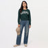 Cotton Printed Oversize Sweatshirt