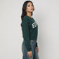 Cotton Printed Oversize Sweatshirt