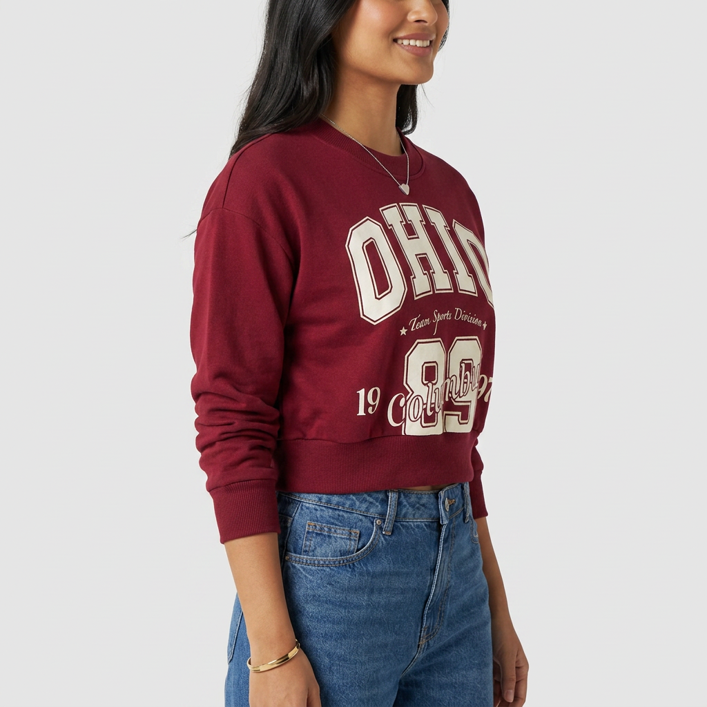 Cotton Graphic Oversized Sweat Tee