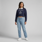 Cotton Graphic Shirt Collar Oversized Sweat Tee