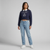 Cotton Graphic Shirt Collar Oversized Sweat Tee