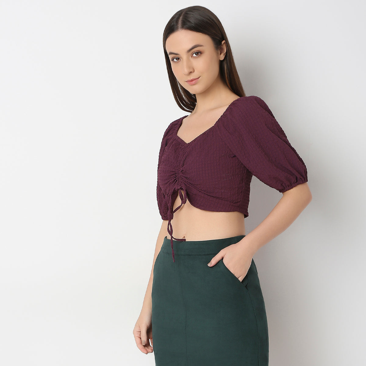 Regular Fit Solid Top