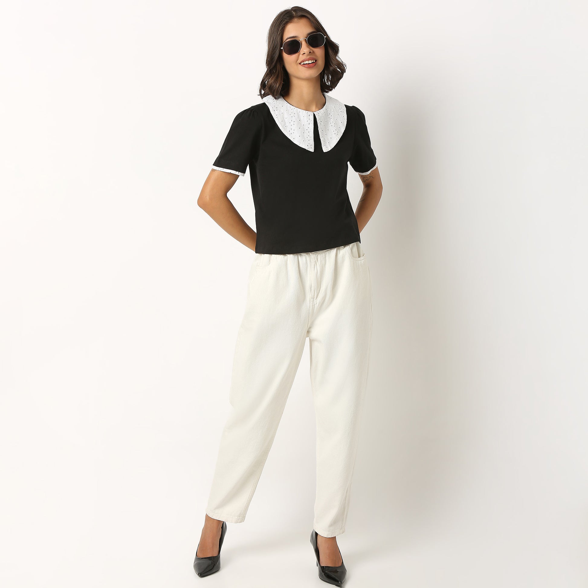 Polyester Elastane Crop Top