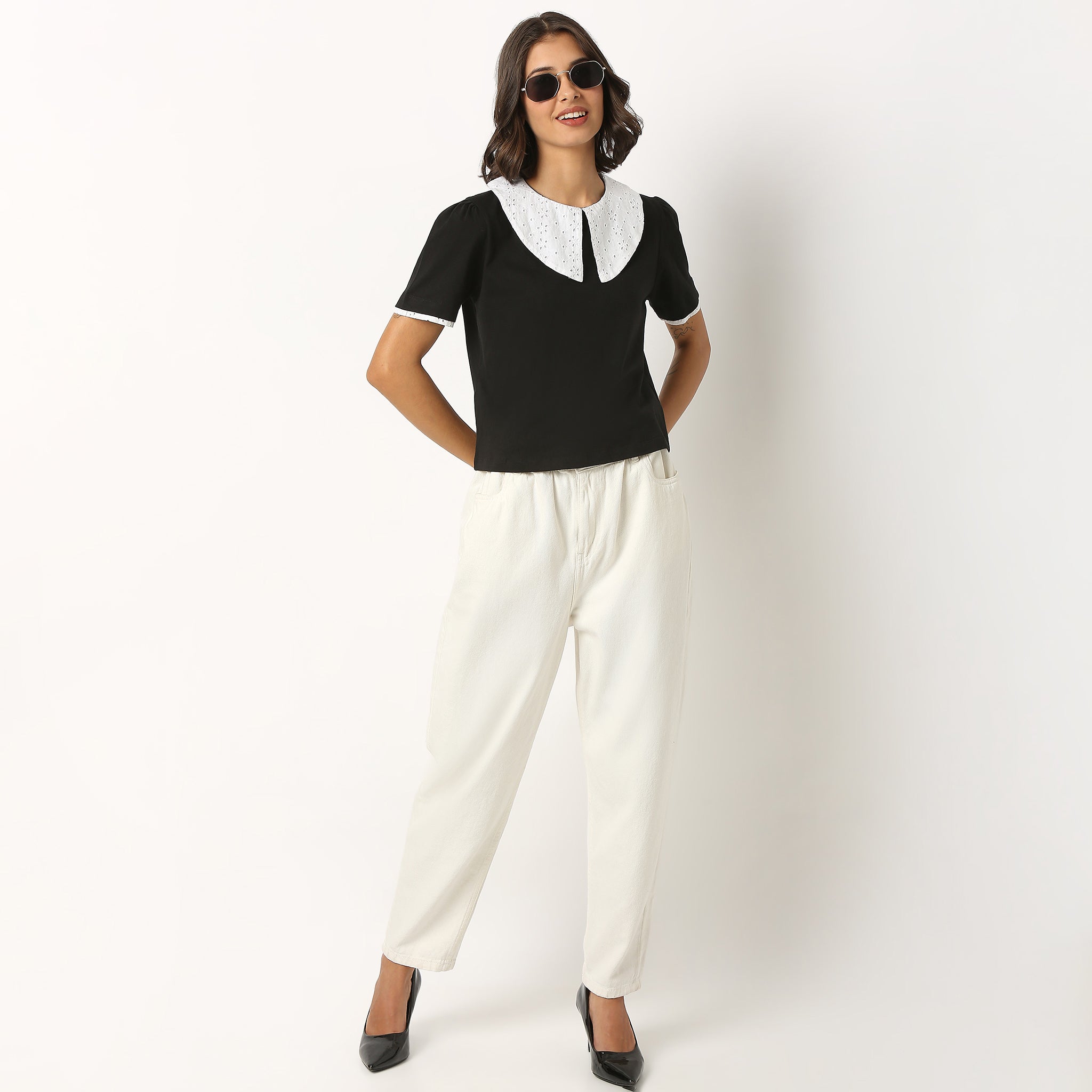 Polyester Elastane Crop Top