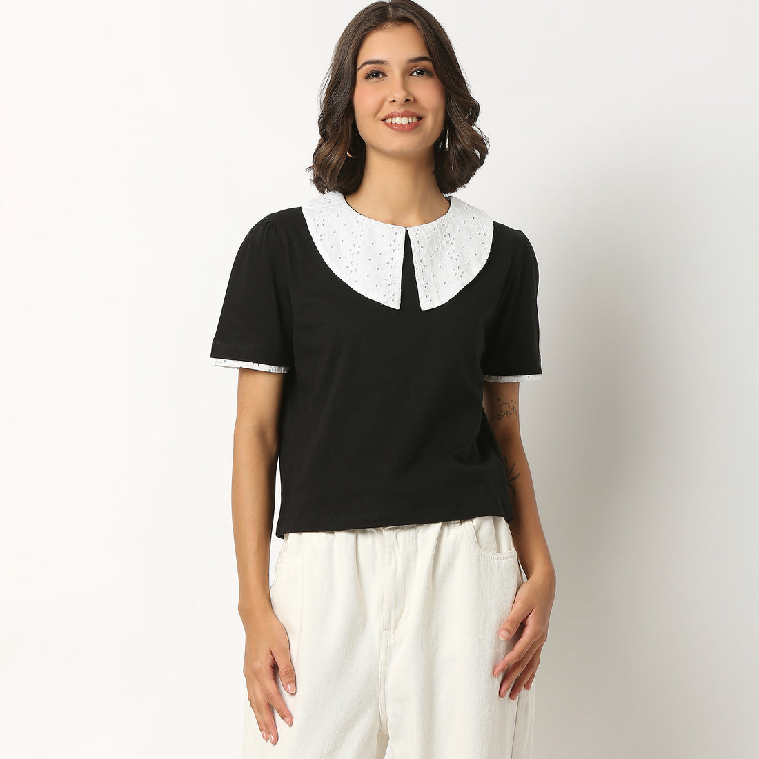 Polyester Elastane Crop Top