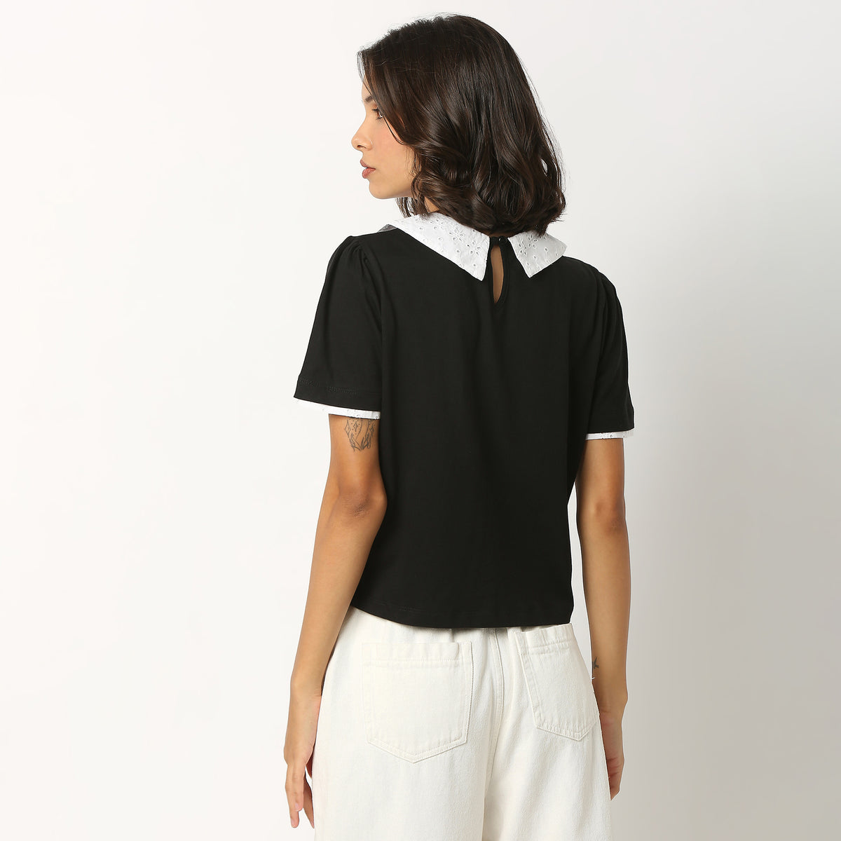 Polyester Elastane Crop Top
