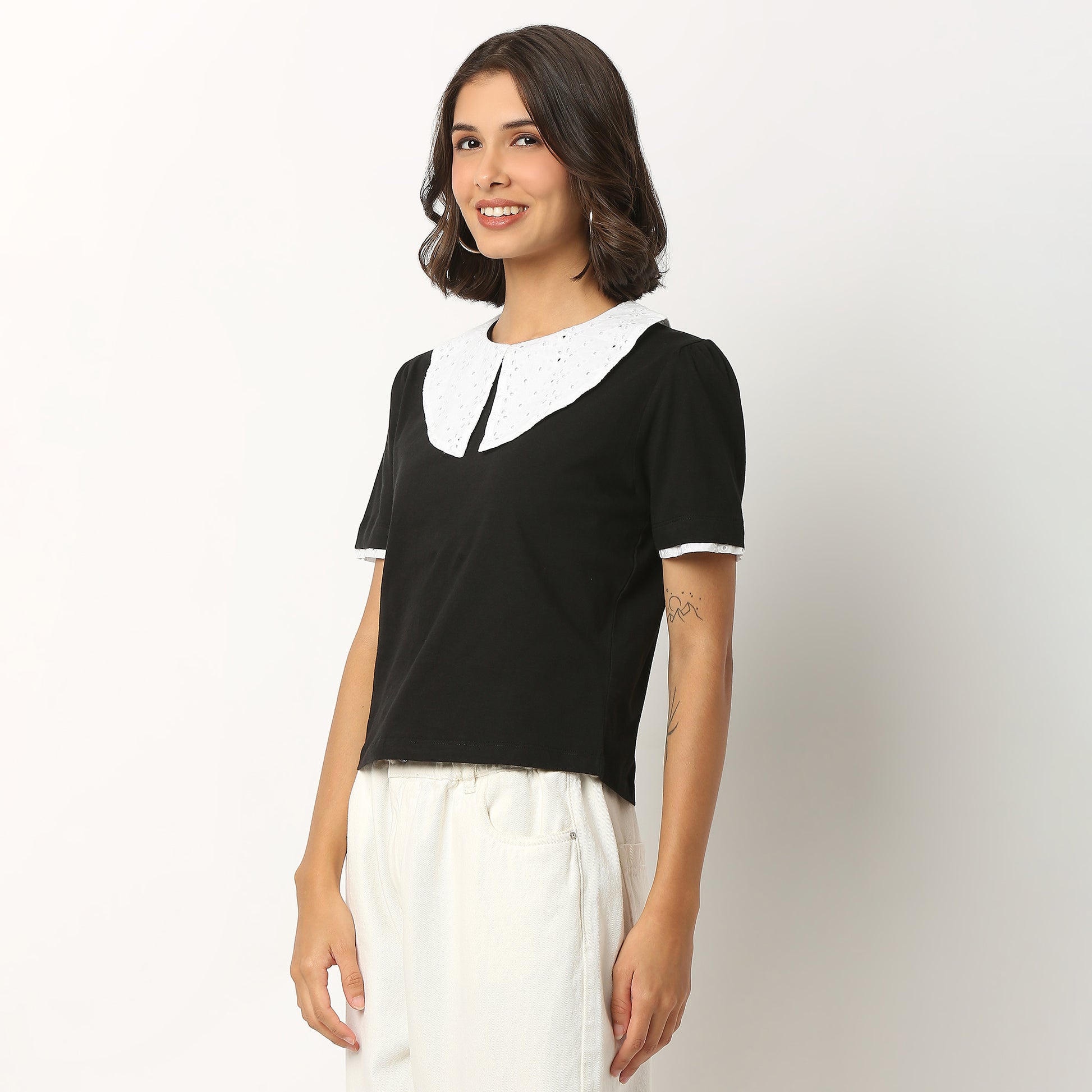Polyester Elastane Crop Top