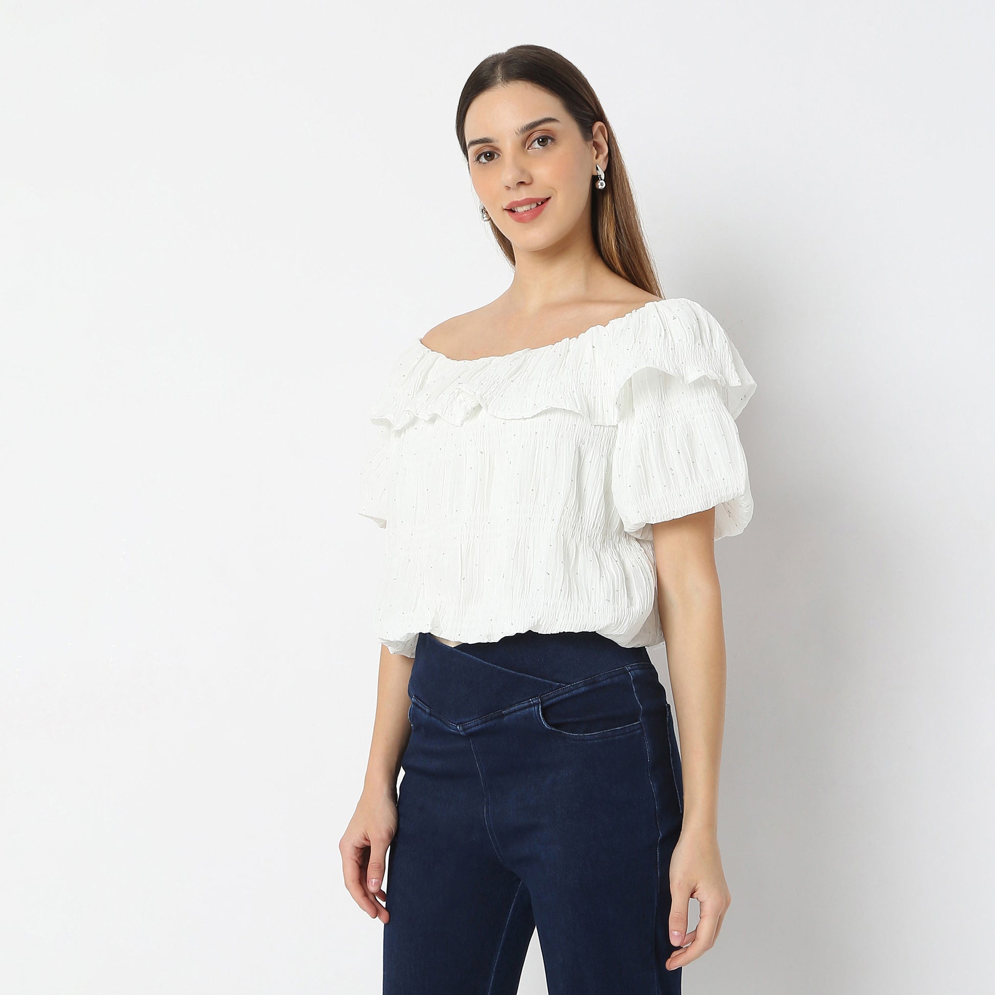Boat Neck Short Sleeve Betty Top