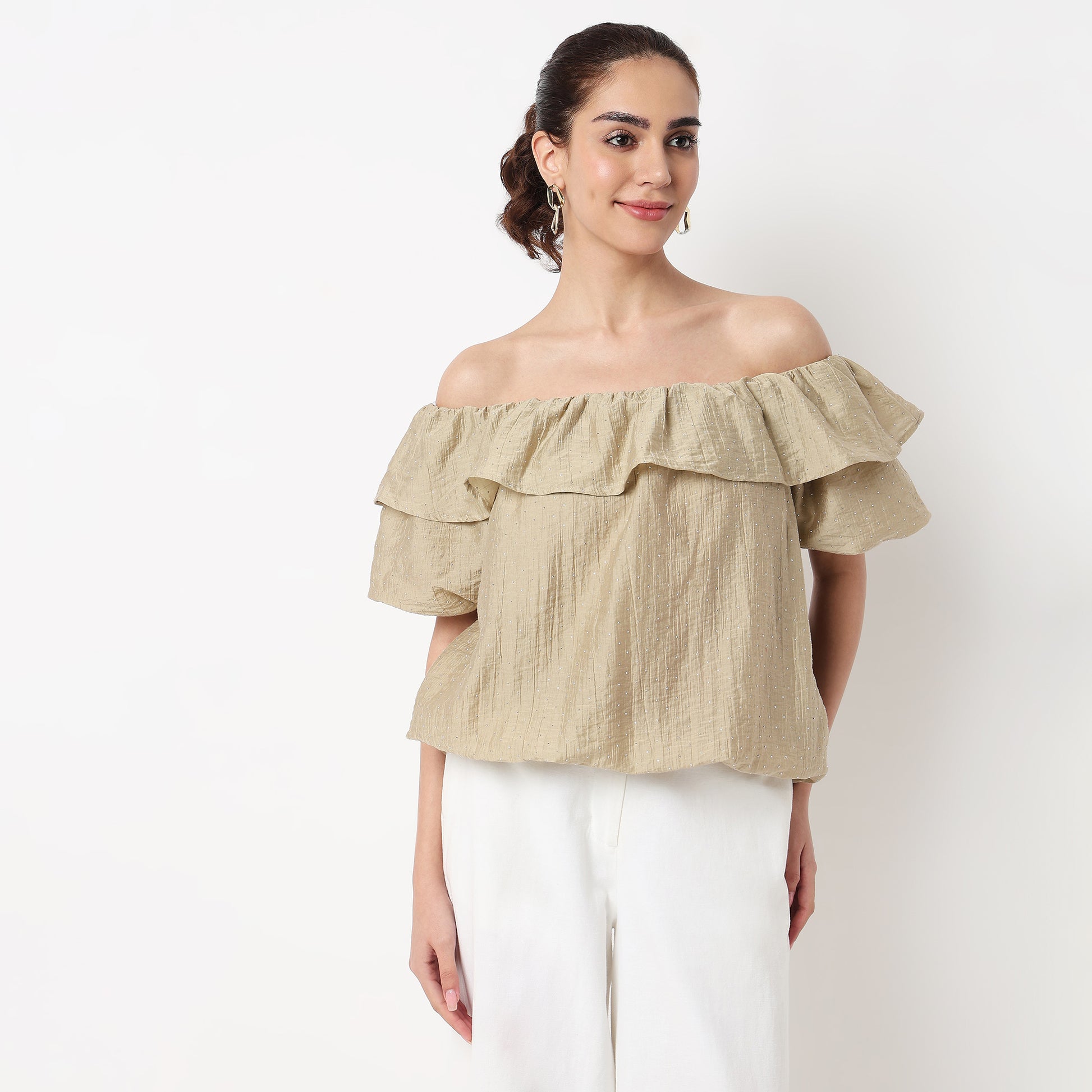 Boat Neck Short Sleeve Betty Top