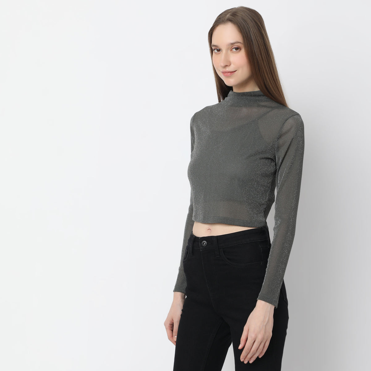 Slim Fit Betty Full Sleeve Party Top