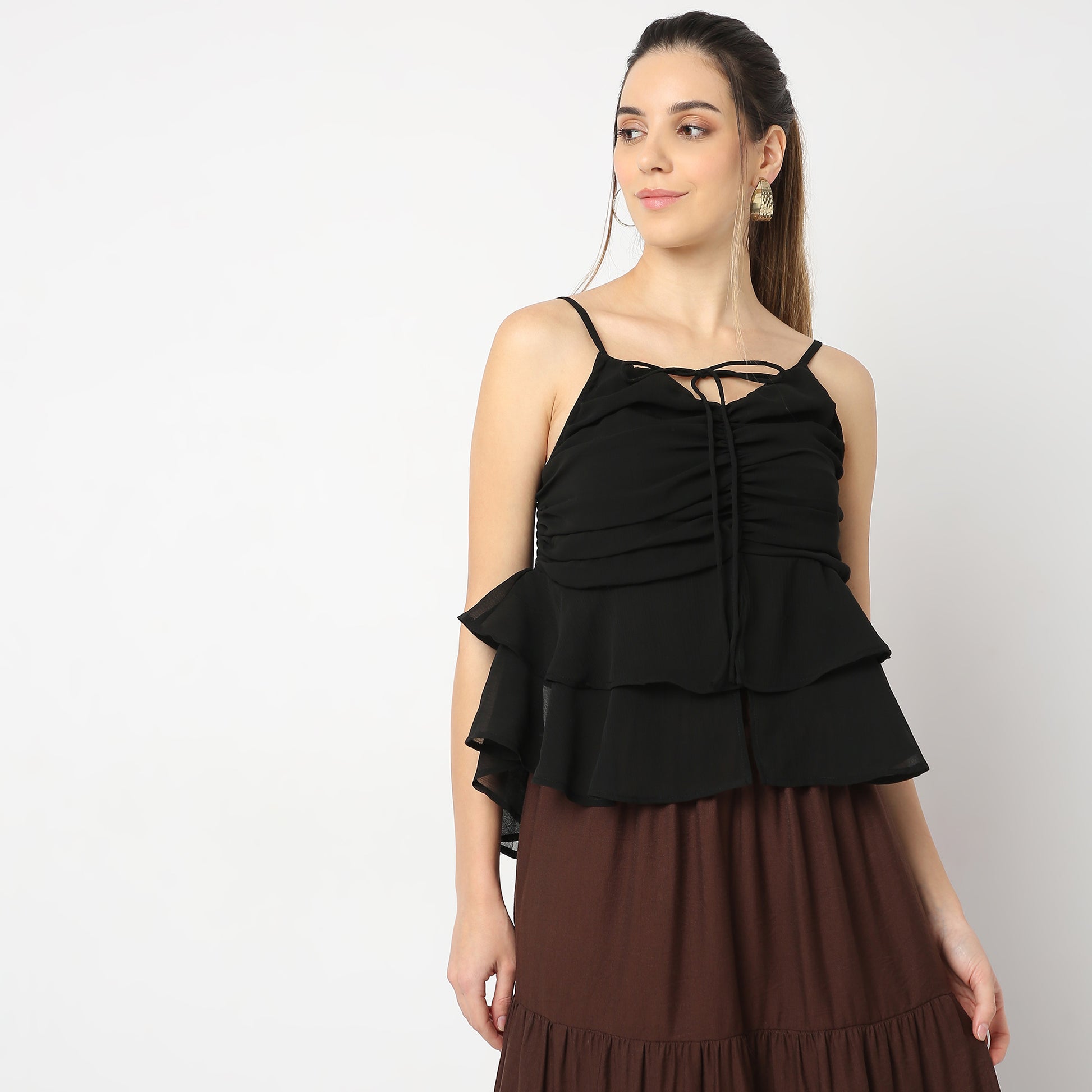 Regular Fit Solid Top