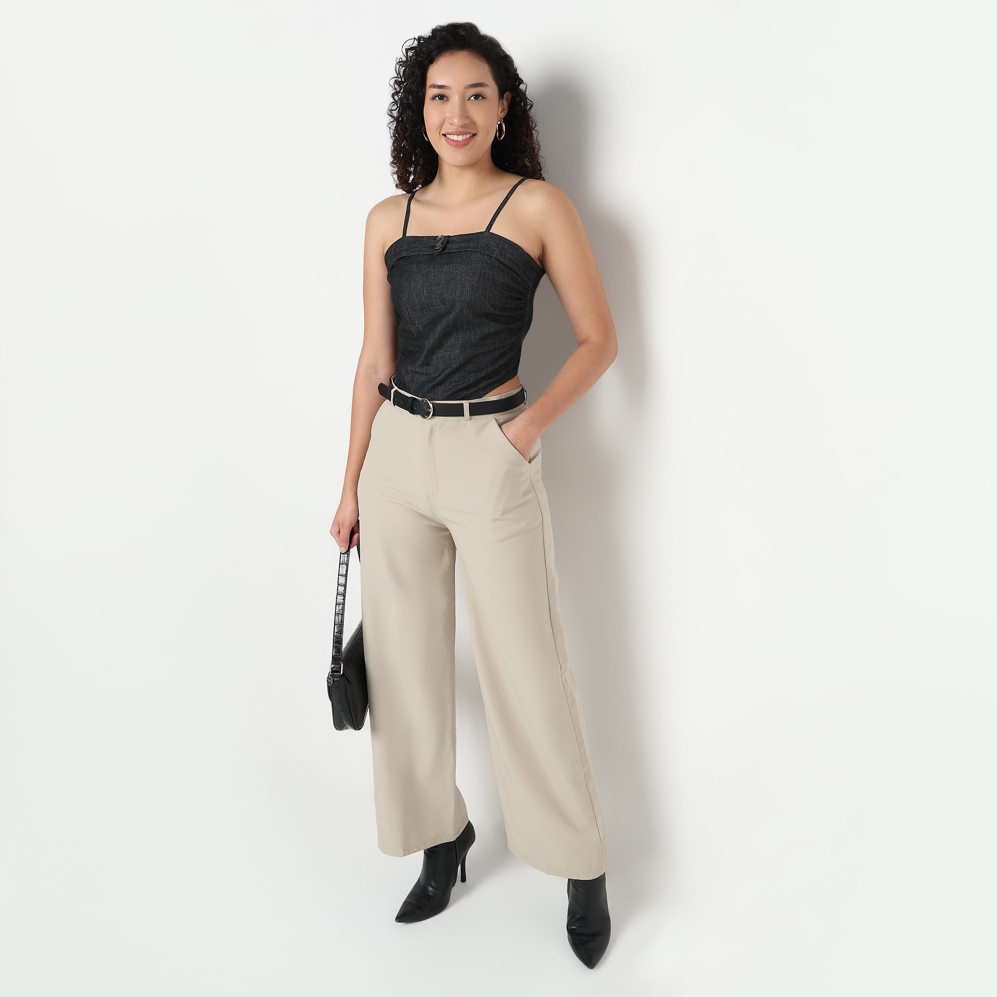 Cotton Fabric Crop Top