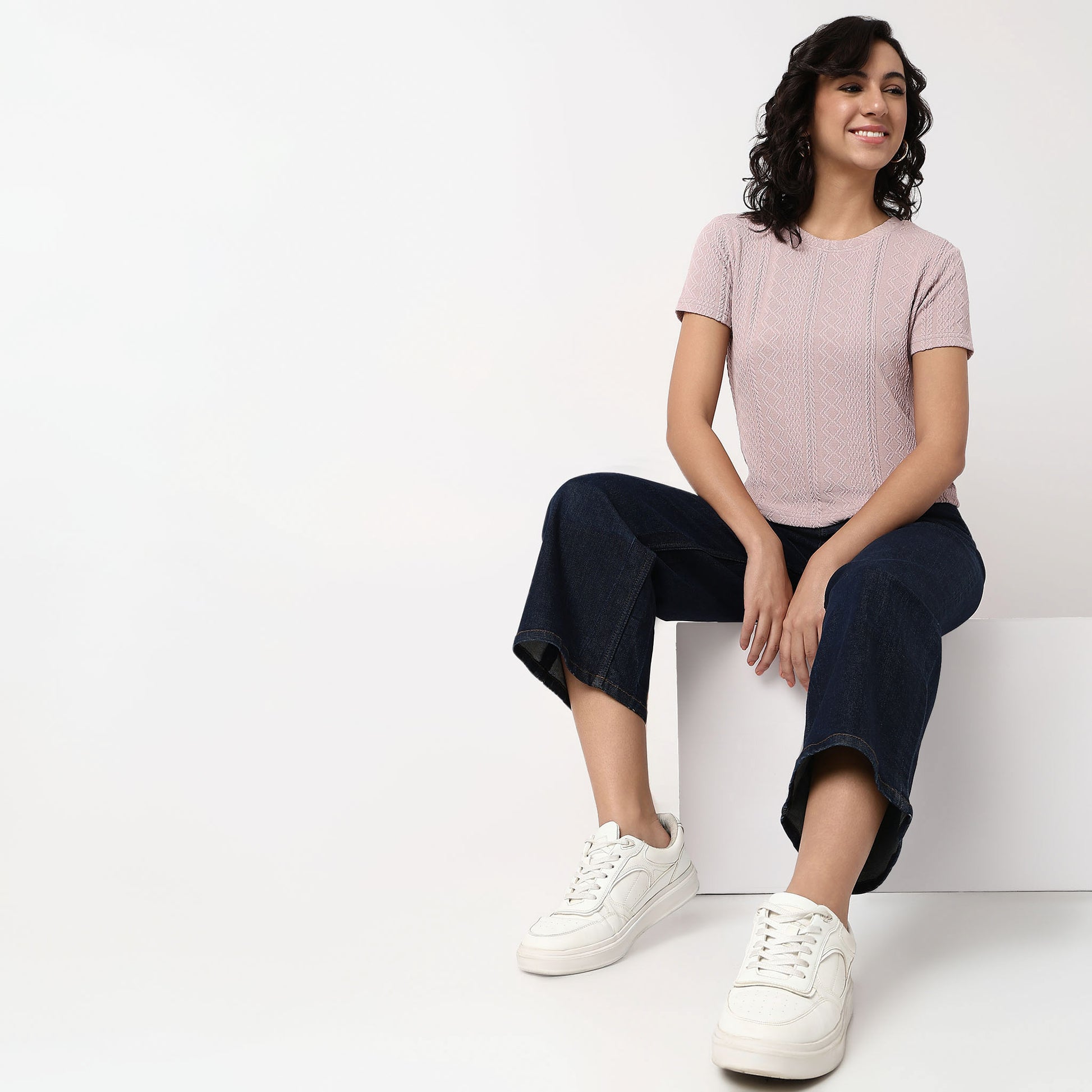 Knitted Betty Short Sleeve Top