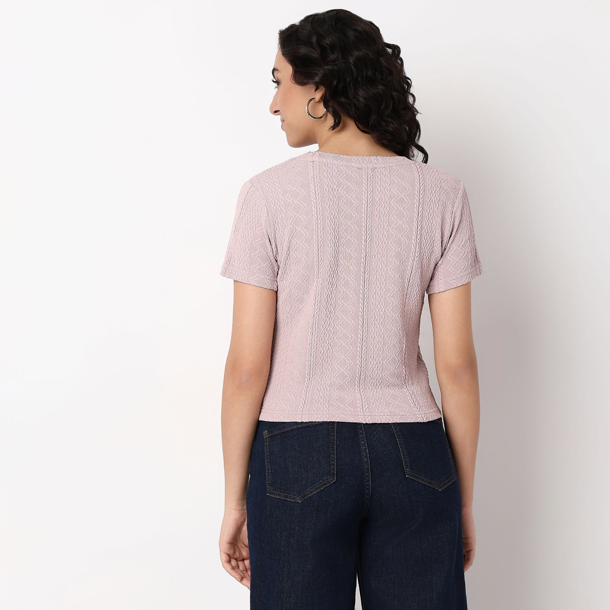 Knitted Betty Short Sleeve Top