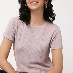 Knitted Betty Short Sleeve Top