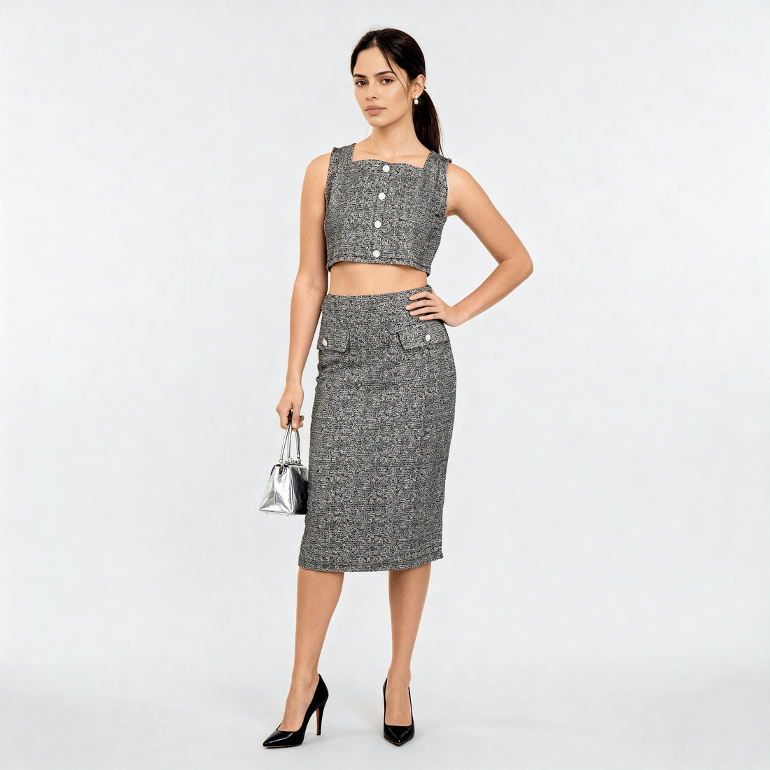 Knitted Cropped Betty Top