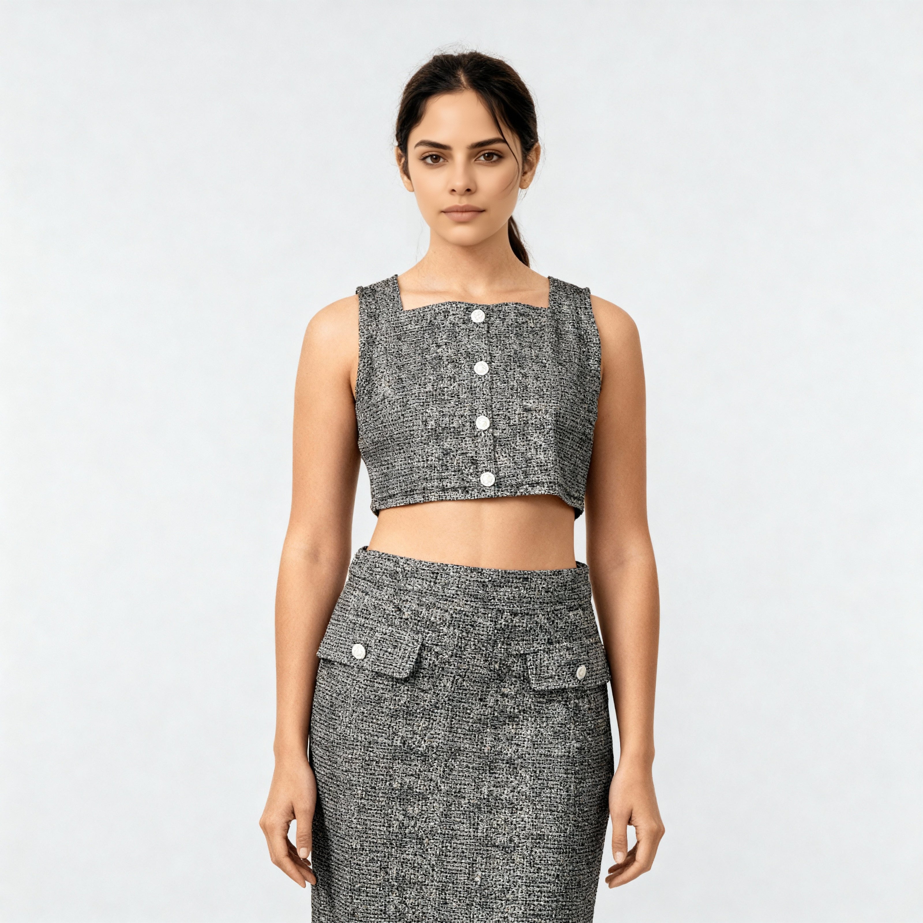 Knitted Cropped Betty Top