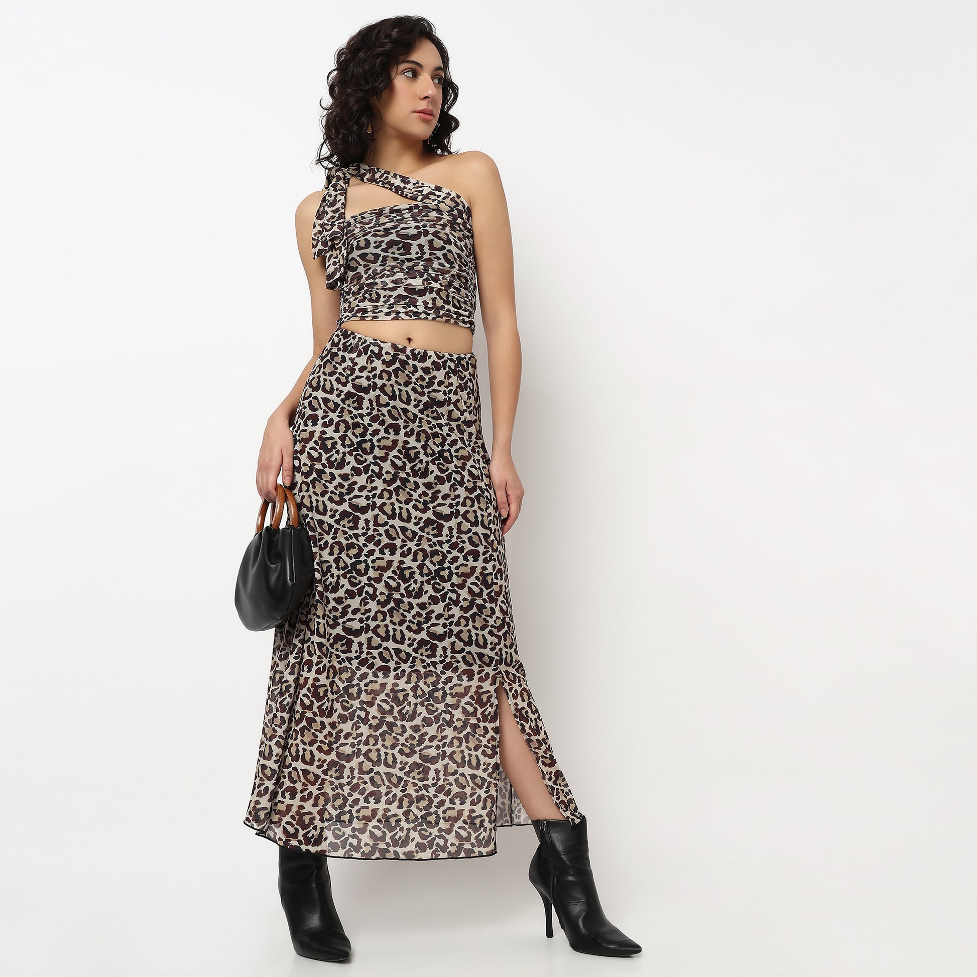 Buy Women Slim Fit Animal Print Sleeveless Top  - Style Union