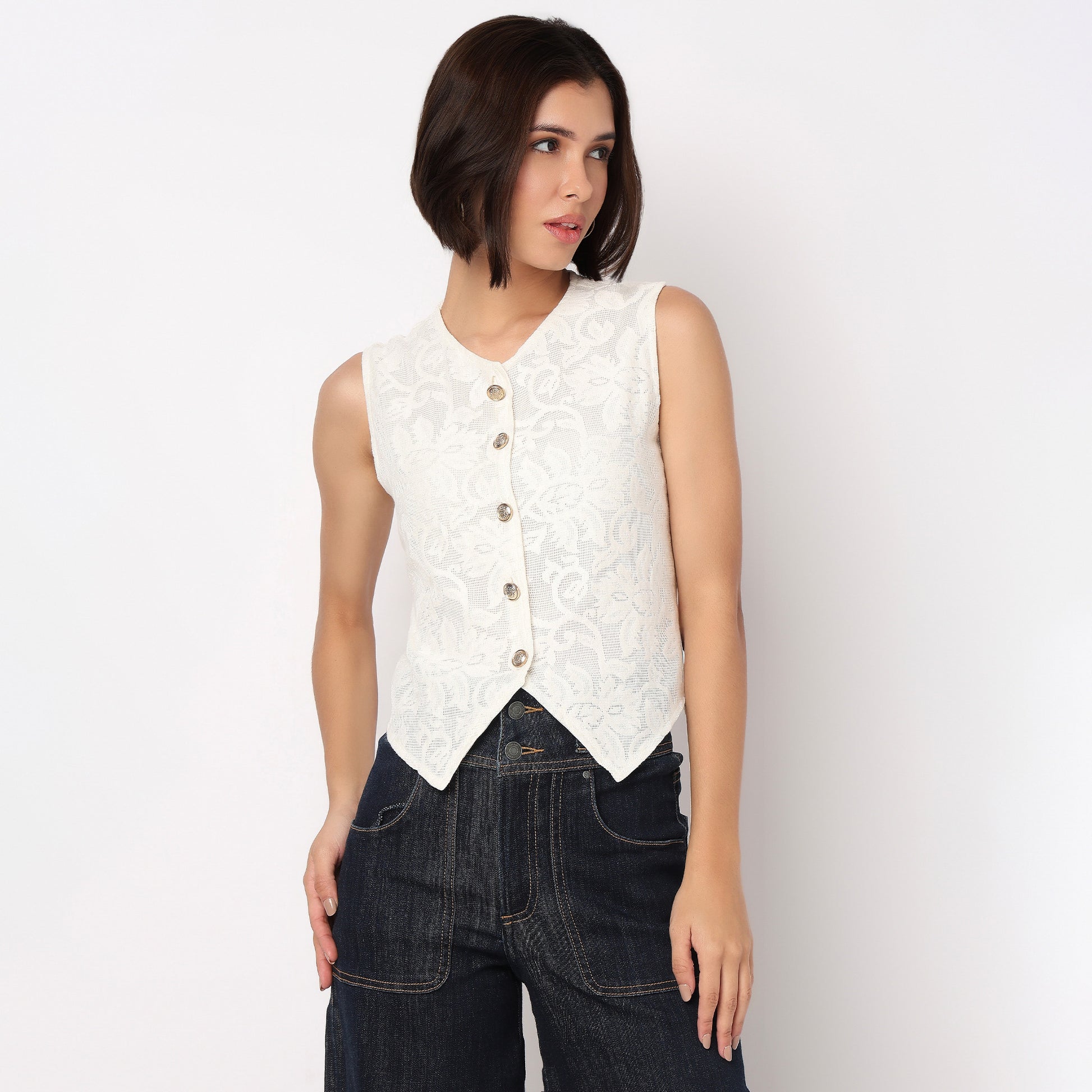 V-Neck Floral Betty Top