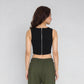 Graphic Sleeveless Crop Top