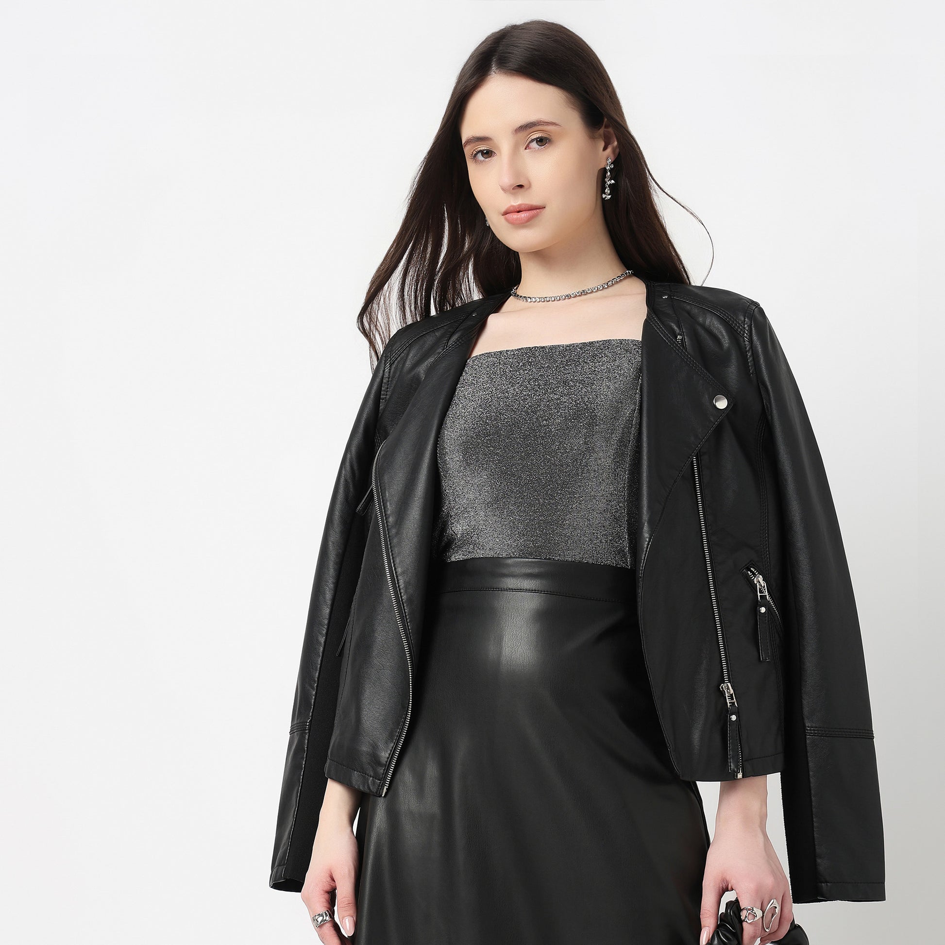 Embellished Square Neck Tube Top