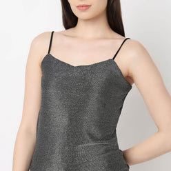 Embeliished Strappy Top