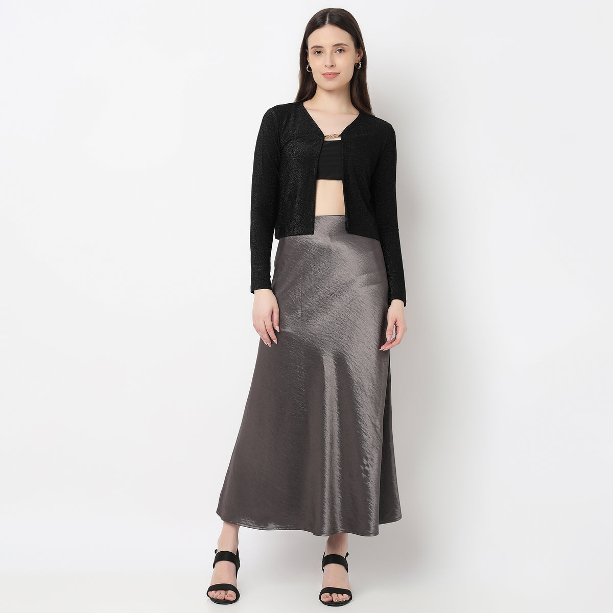 Embellished Cropped Shrug