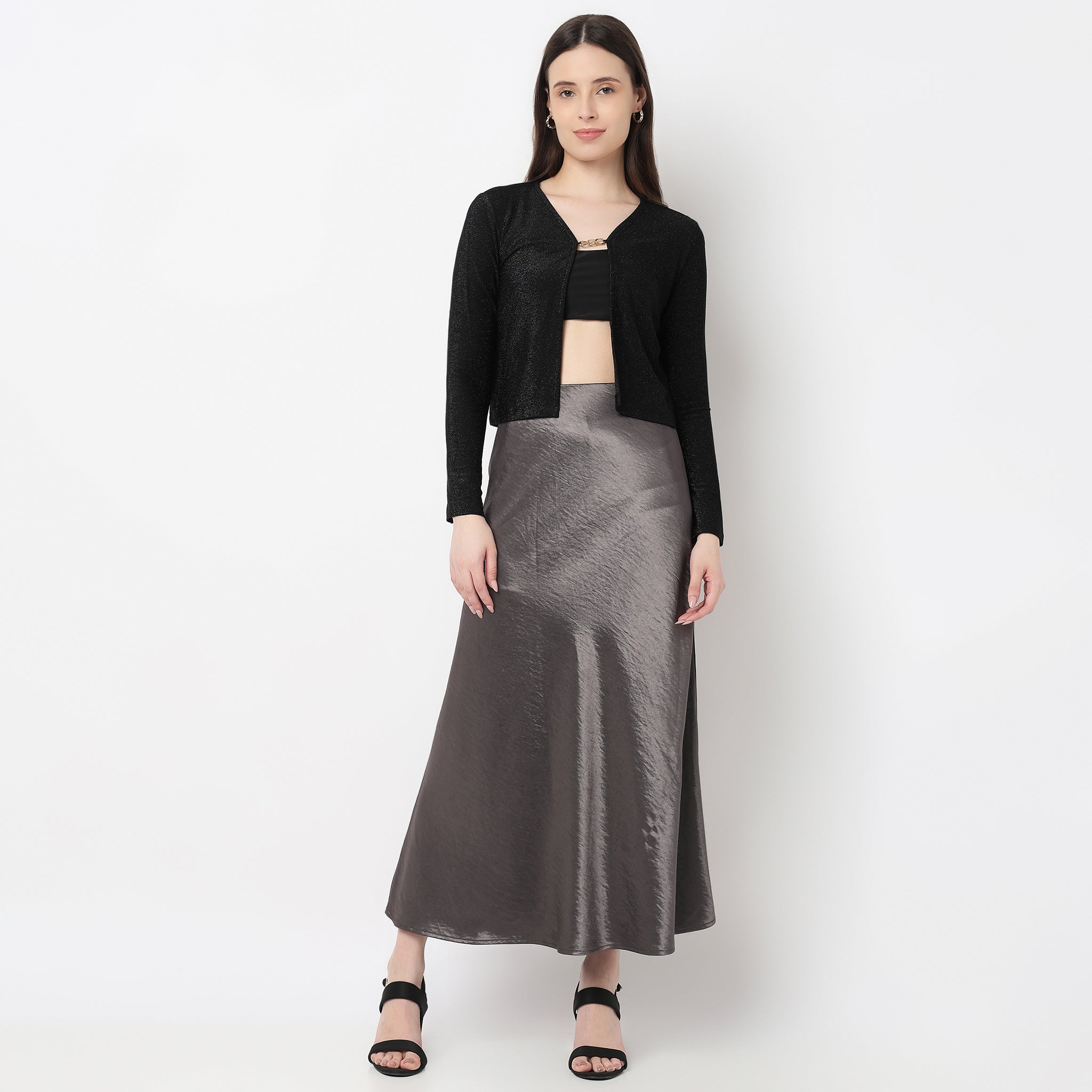 Embellished Cropped Shrug