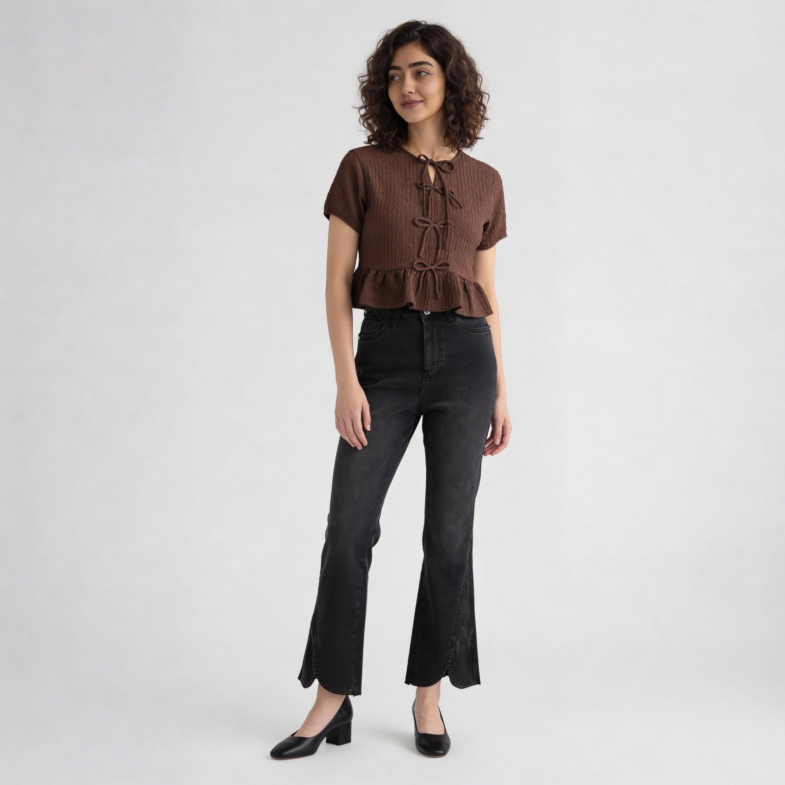 Slim Fit Short Sleeve Crop Top