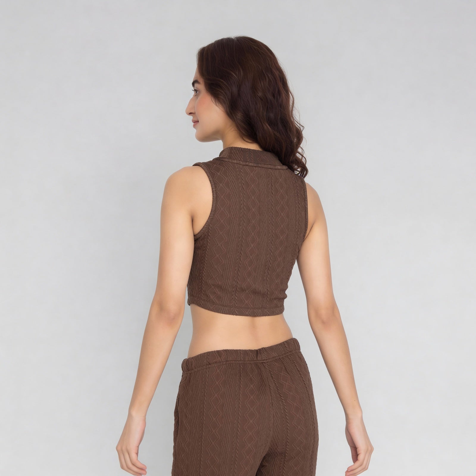 Slim Fit Sleeveless Crop Top
