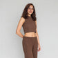 Slim Fit Sleeveless Crop Top