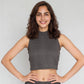Slim Fit Sleeveless Crop Top