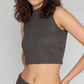 Slim Fit Sleeveless Crop Top