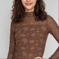 Structured High Neck Slim Fit Top