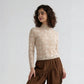 Structured High Neck Slim Fit Top