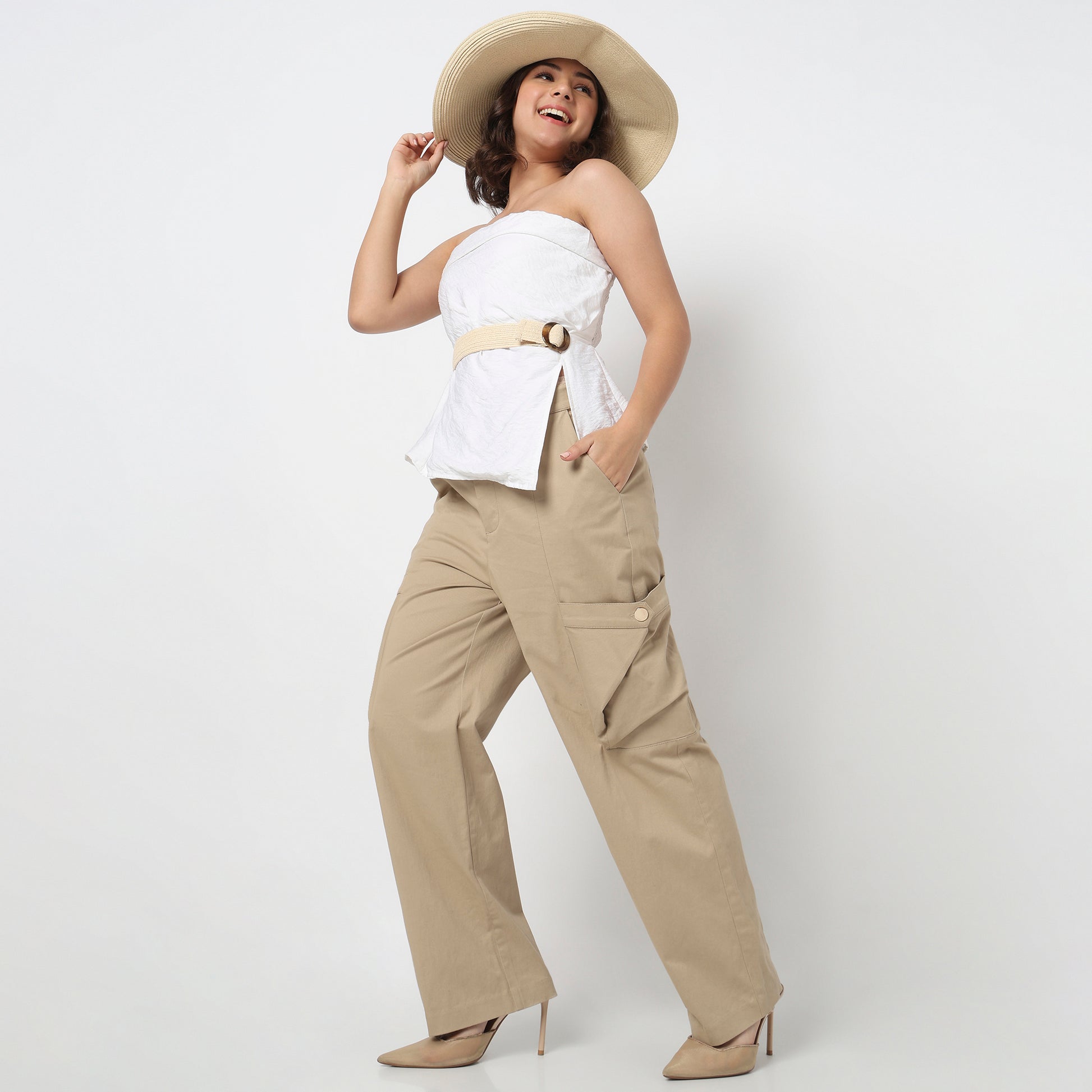 Solid Longline Off Shoulder Top