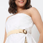 Solid Longline Off Shoulder Top