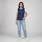 Denim Wiastcoat Look Top