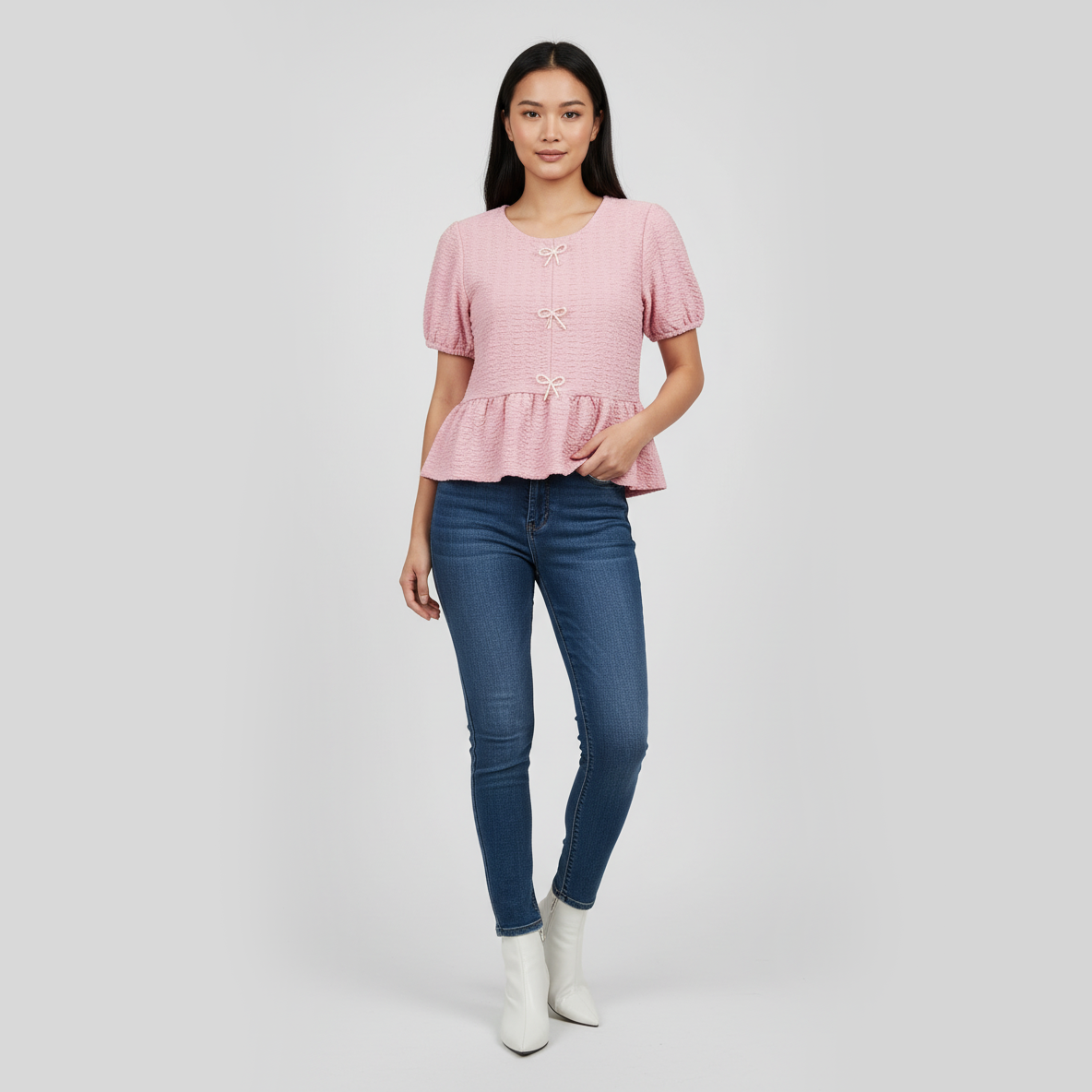 Knitted Solid Betty Top