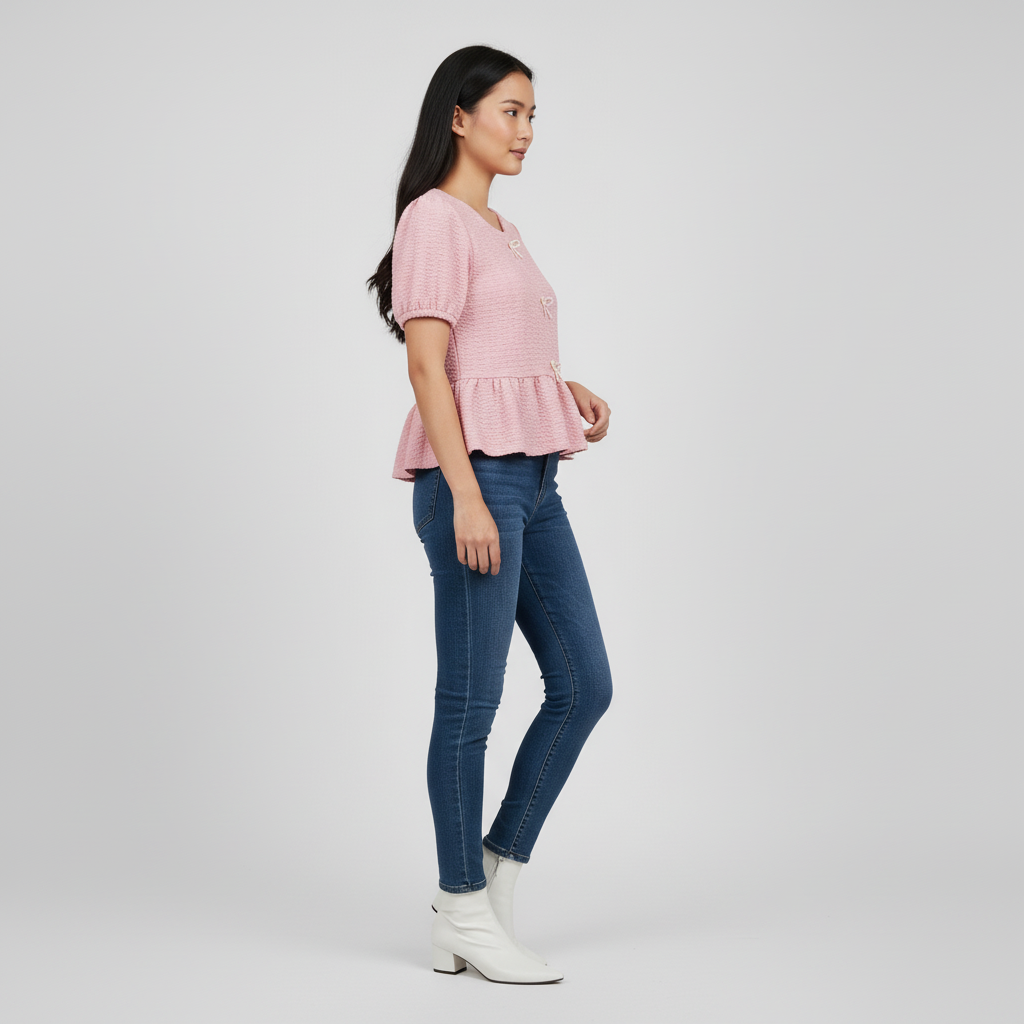 Knitted Solid Betty Top