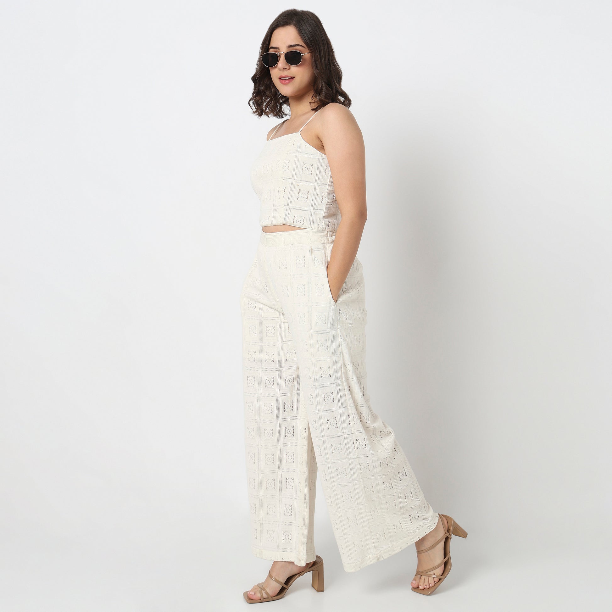 Solid Cropped Betty Crop Top