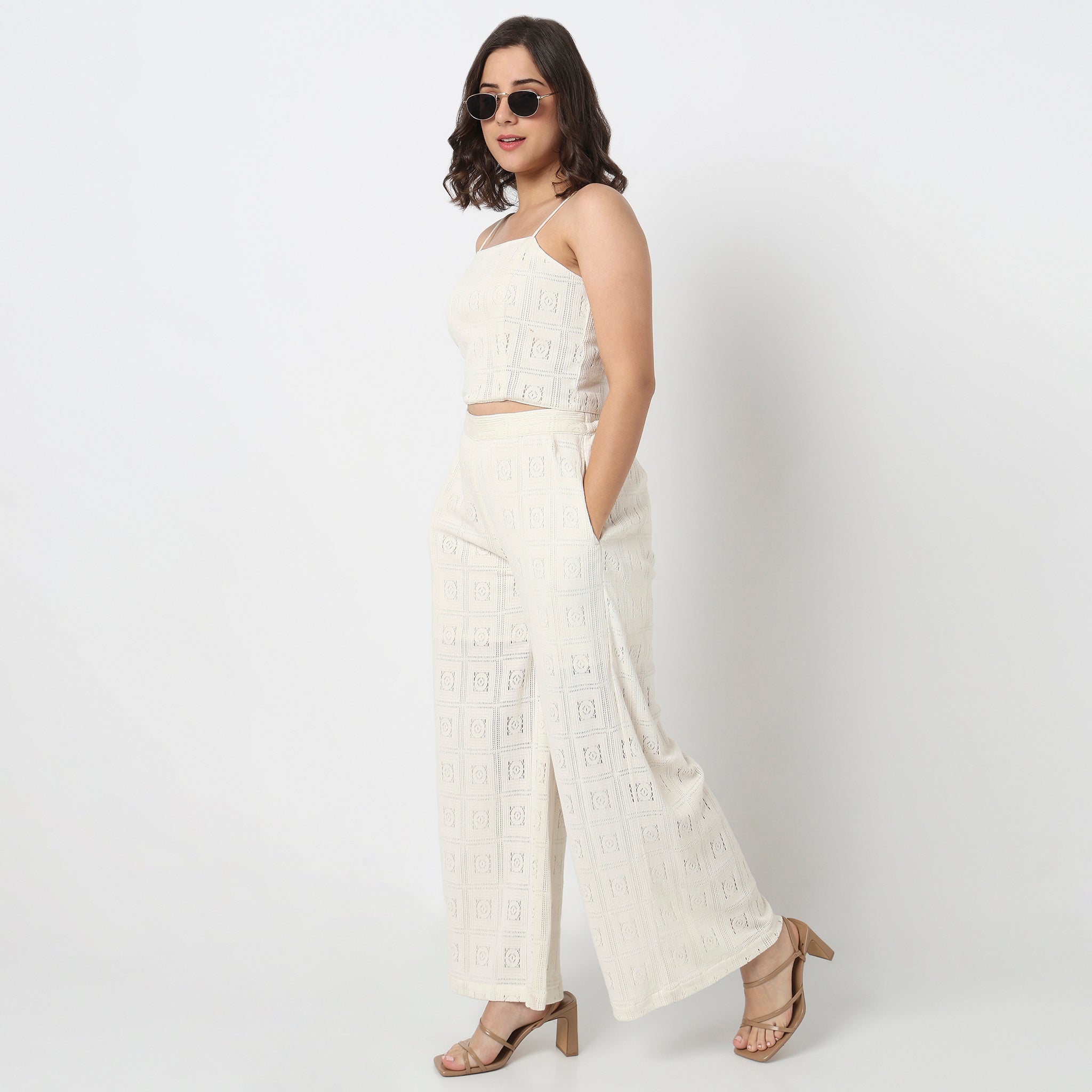 Solid Cropped Betty Crop Top