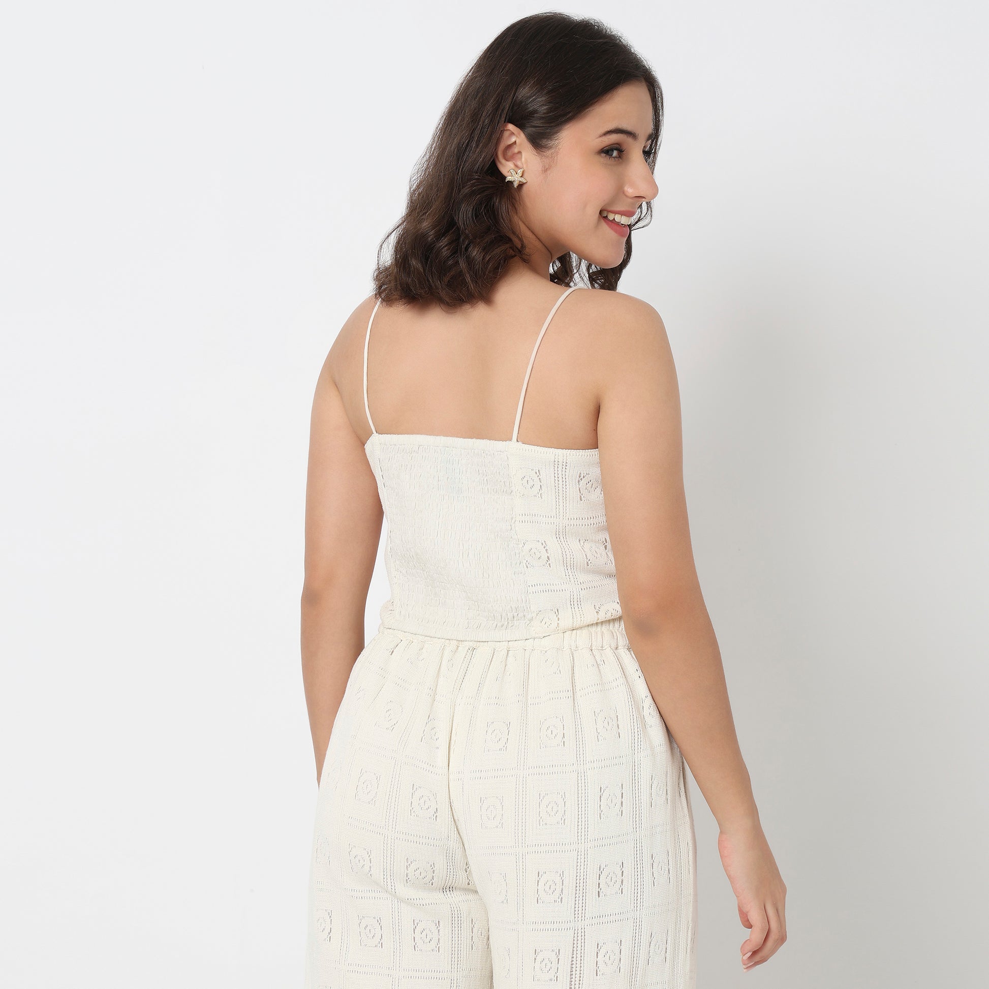 Solid Cropped Betty Crop Top