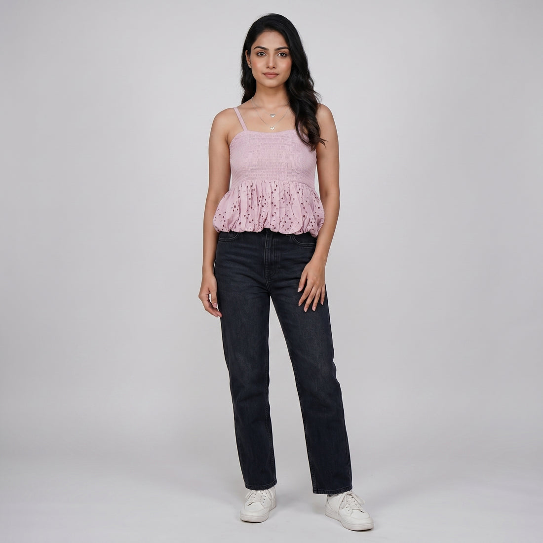 Cotton Slim Fit Sleeveless Top