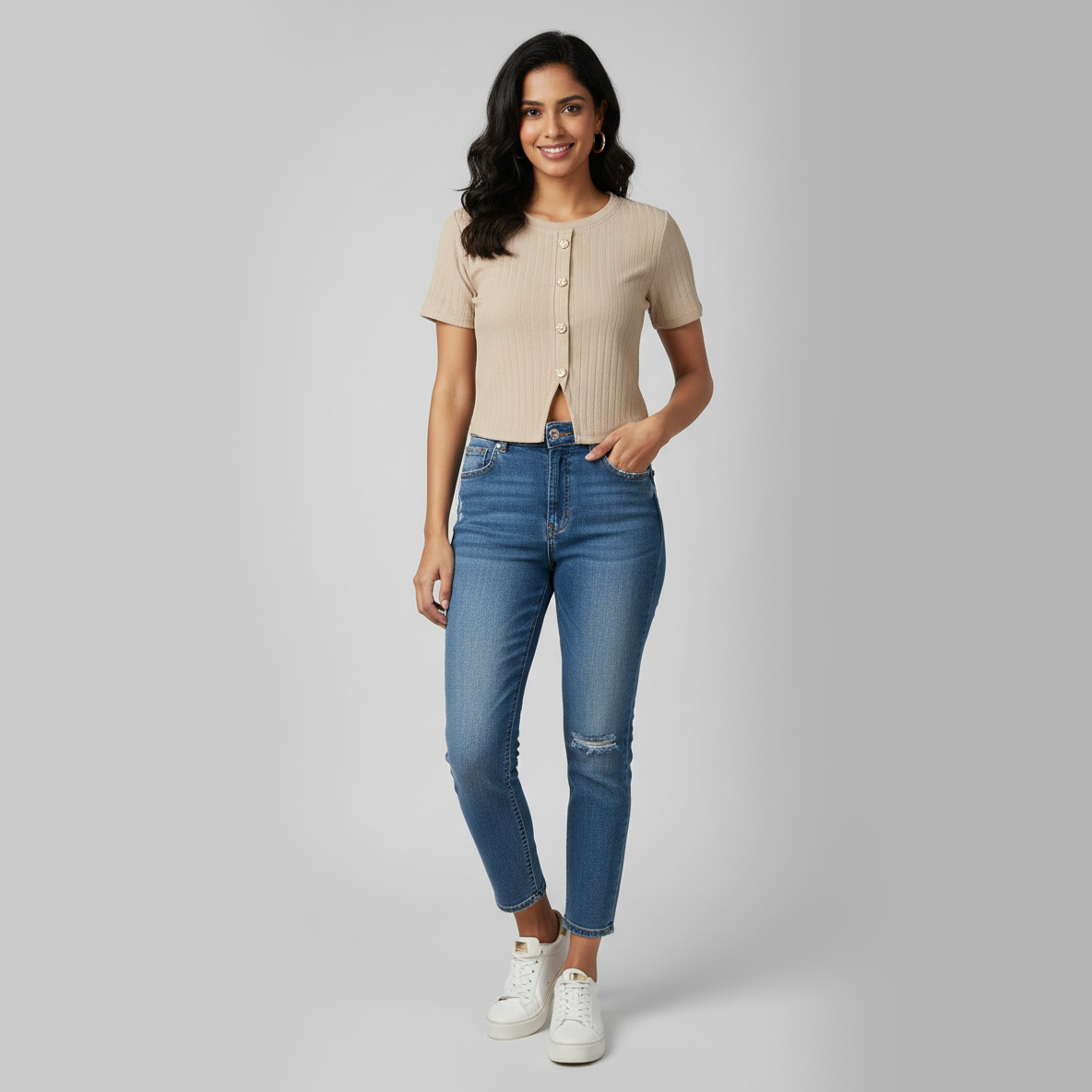 Knitted Slim Fit Top