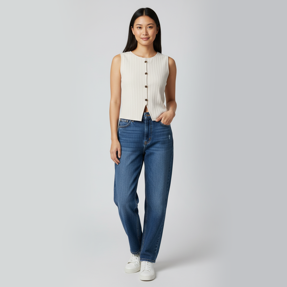 Knitted Slim Fit Top