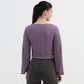 Solid Full Sleeve Crop Top