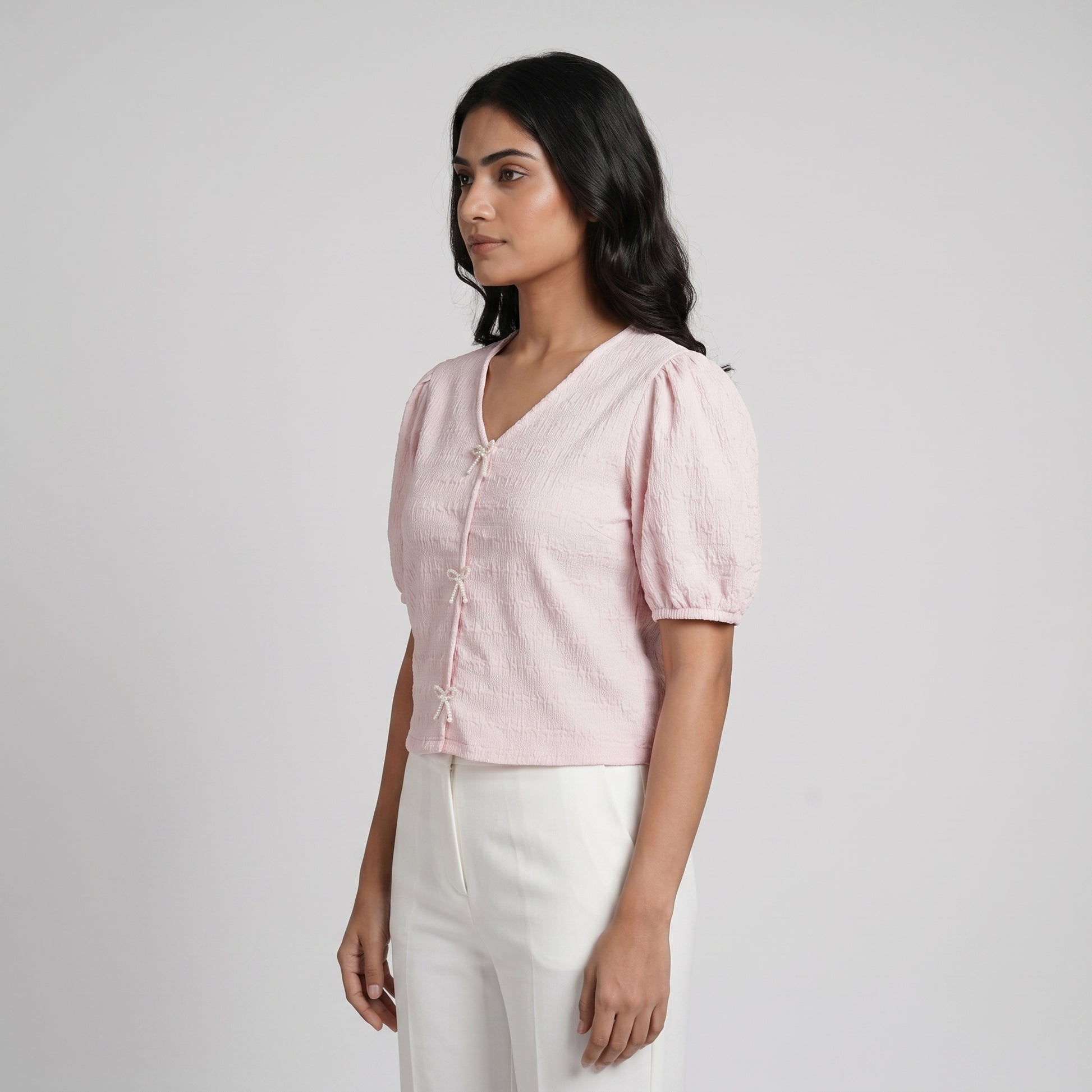 V-Neck Slim Fit Top