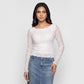 Lace Boat Neck Top