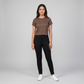 Solid Slim Fit Cropped Top